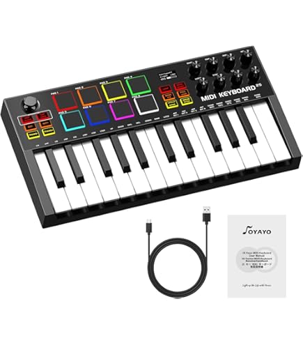 DONNER MIDI KEYBOARD DMK25 PRO MIDIキーボード Donner DMK-25 Pro MIDIキーボード 25鍵 Cubase LE付属